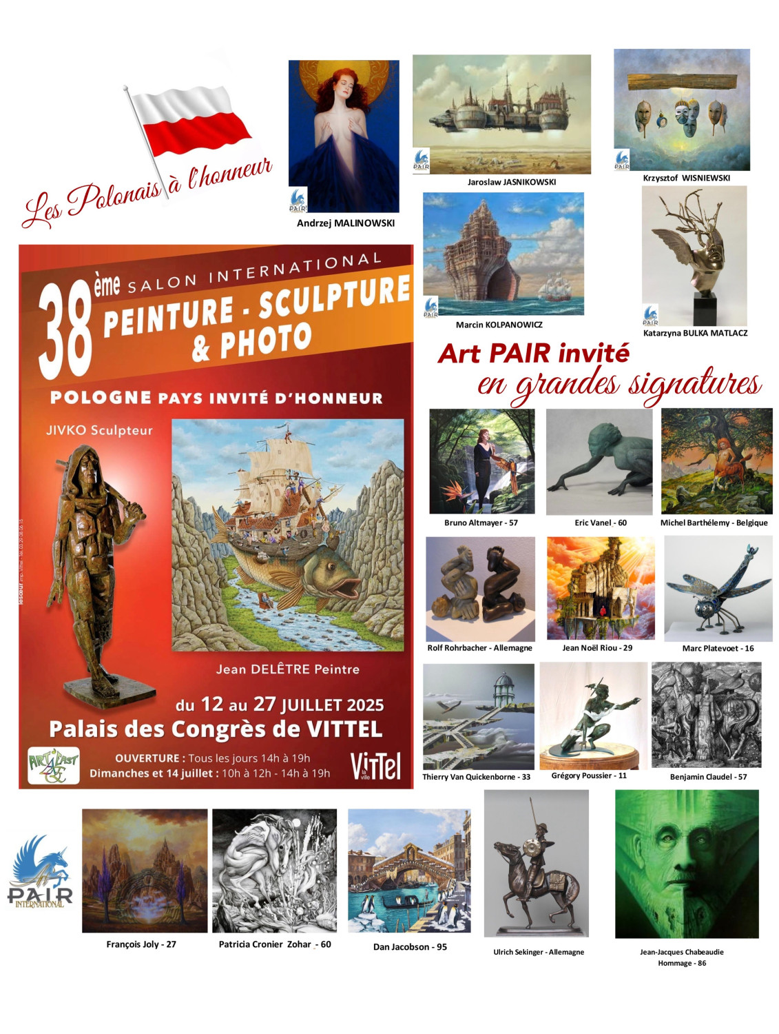 Artistes Artpair participants